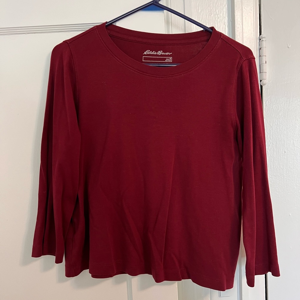 Eddie Bauer 3/4 Sleeve Crop